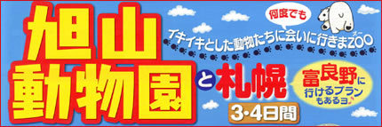 旭山動物園と札幌 3・4日間の旅